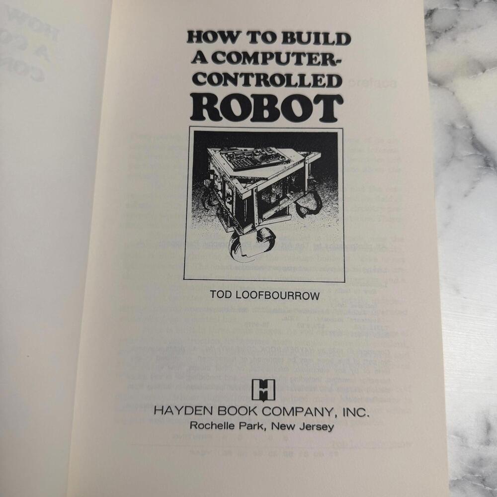 Hayden How to Build Computer-Controlled Robot 1978 Loofbourrow Rare - Picture 2 of 6